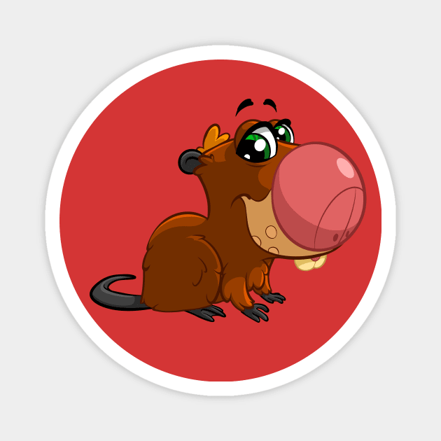 Nutria Magnet by Addmor13